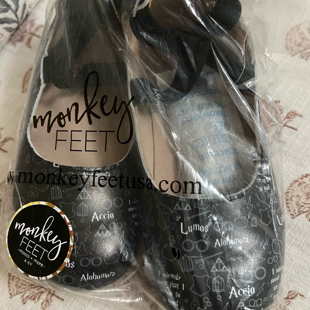 Monkey Feet Kids Harry Potter Bow Back Ballet Flats
